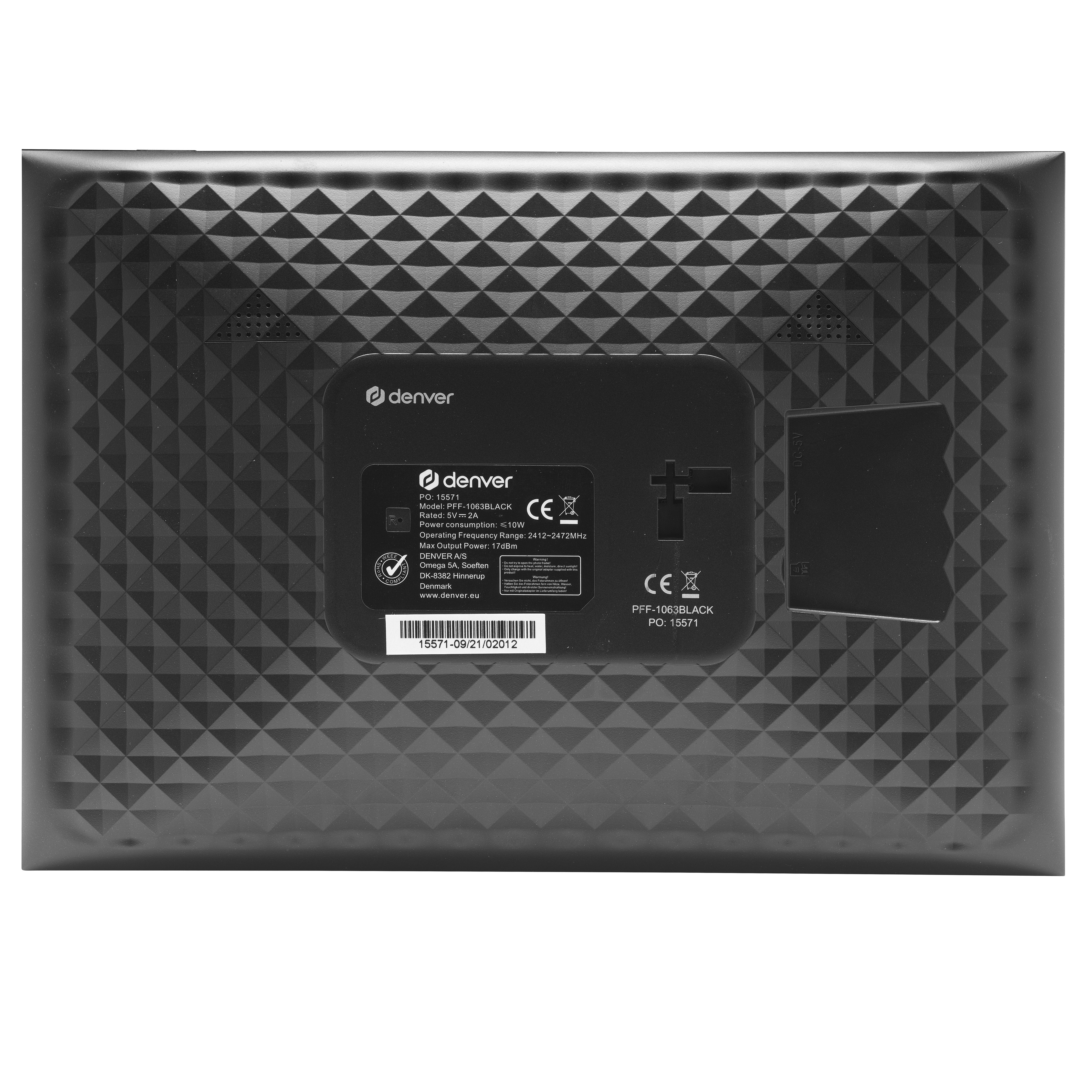 Denver Frameo Pff-1063 Mkii Schwarz 25,4cm (10,1 ) 16gb