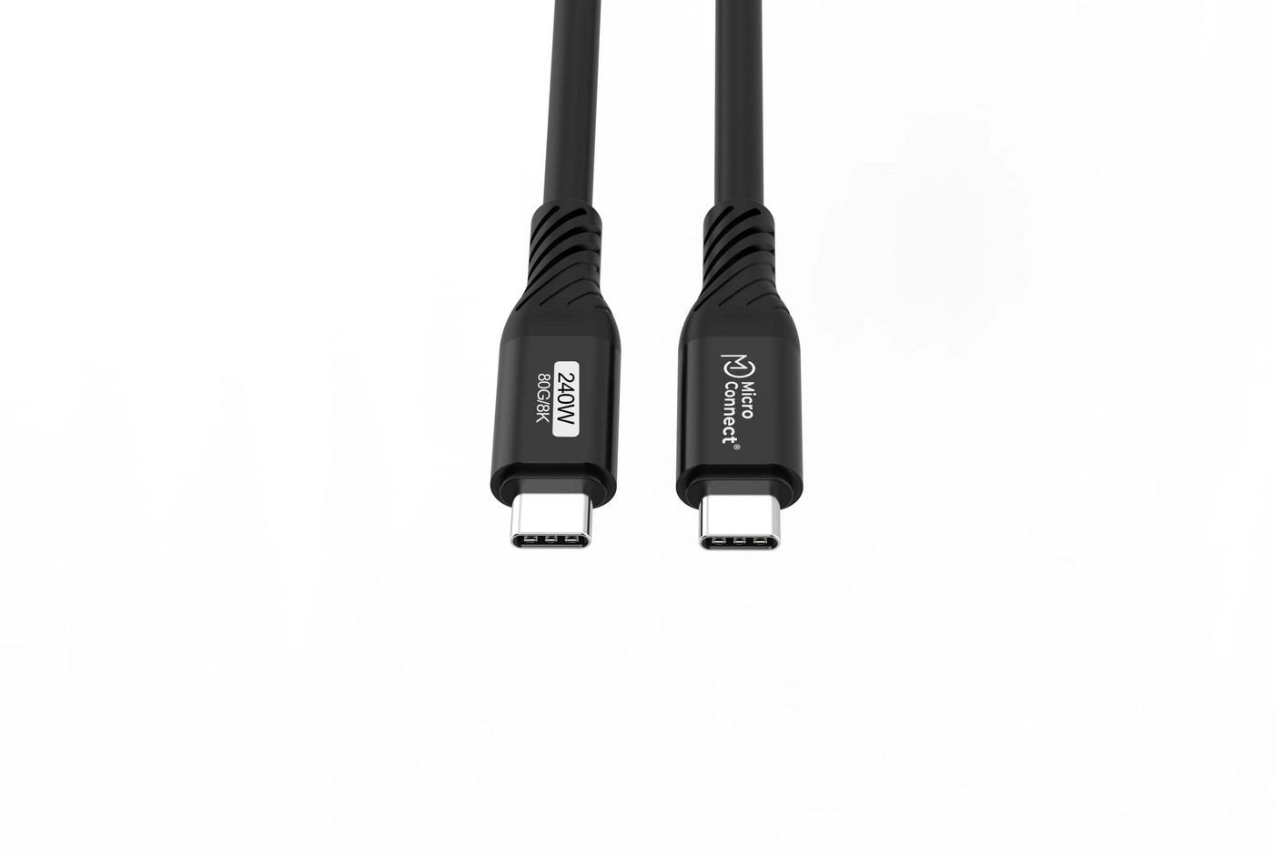 EAN 5715063727423 - Microconnect USB4CC05-240W-80GBPS cable USB USB4 Gen 3x2 0,5 m USB C Negro imagen 3