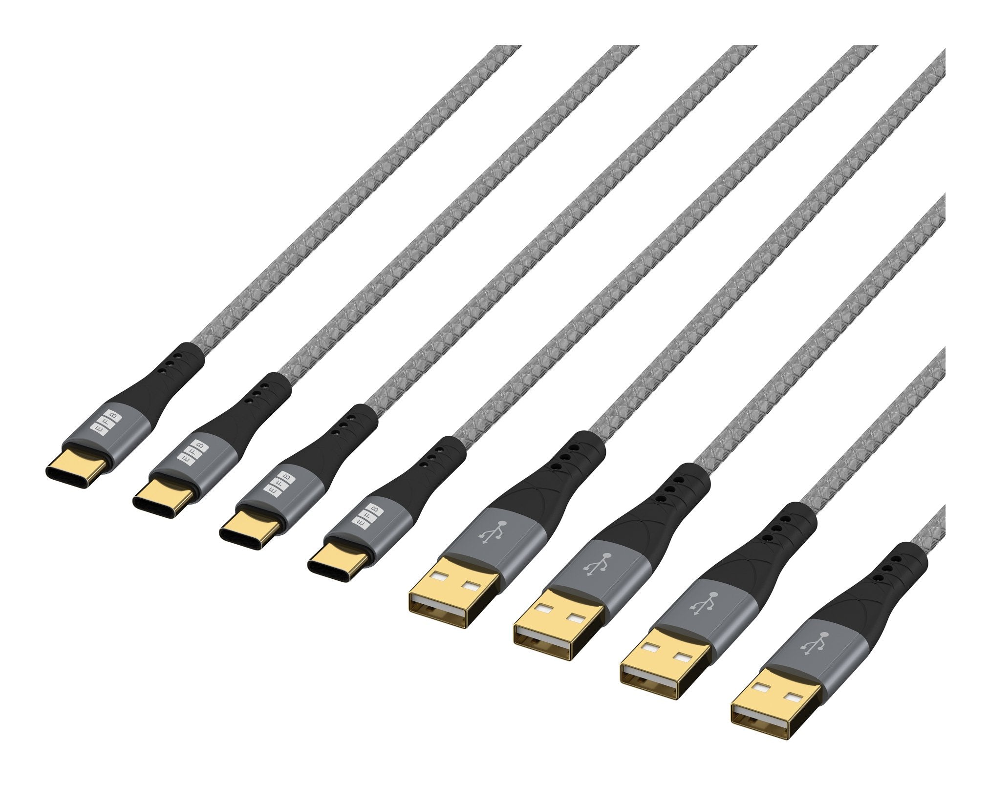 EAN 4049759325053 - EFB Elektronik USB-AC-00005 cable USB USB 2.0 USB A USB C Negro, Gris imagen 4