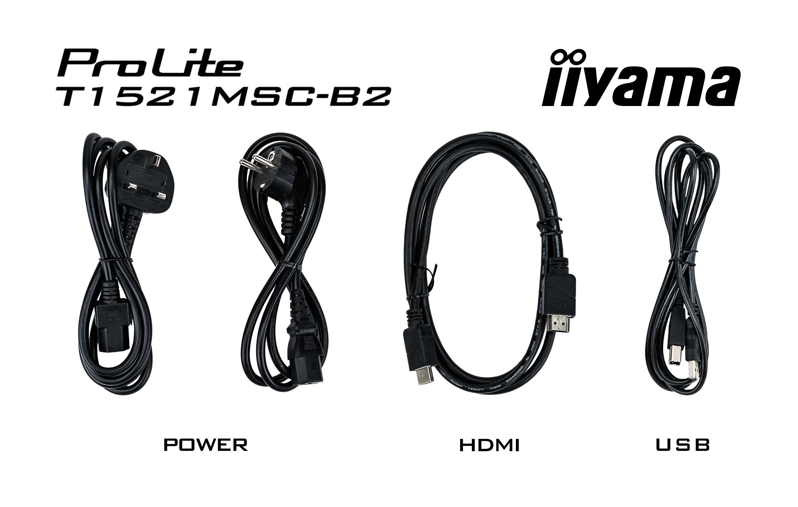 Monitor Iiyama 38.0cm 15" T1521msc-B2 5:4 Tactil M-Touch Vga+Hdmi Retail