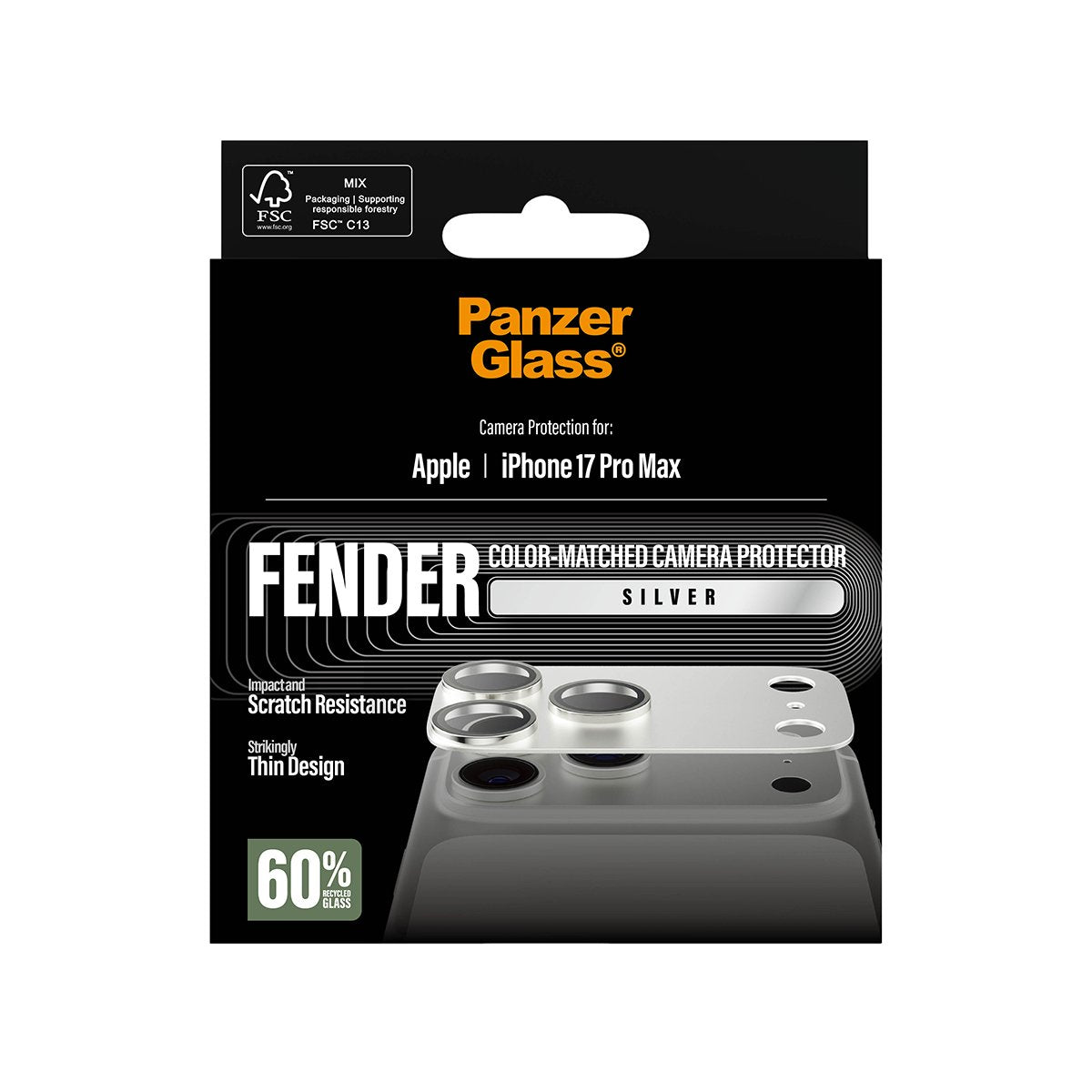 Panzerglass Fender Camaraschutz Iphone 17 Pro Max Plata