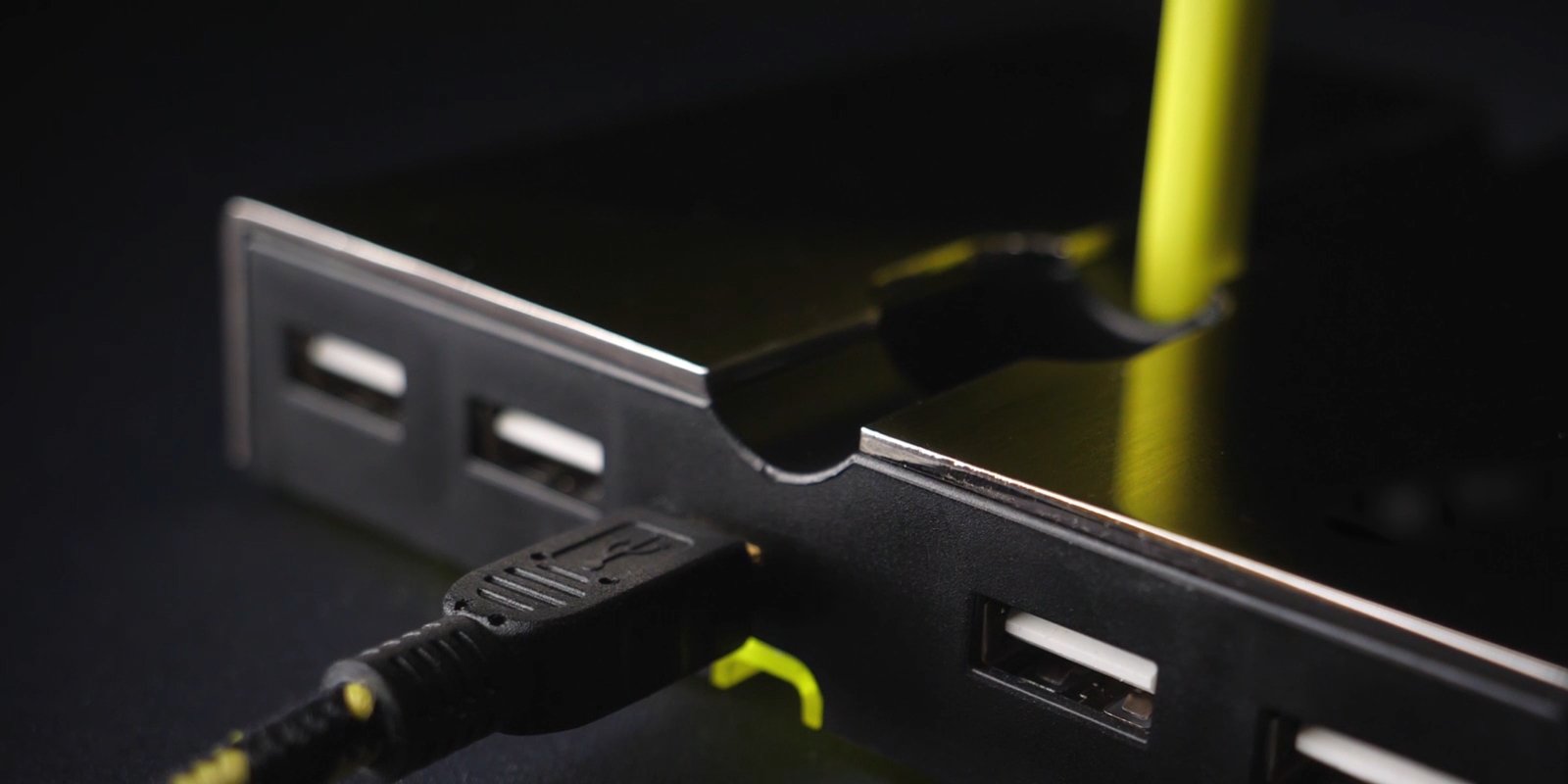 Cherry Xtrfy Zub B1 Raton Bungee Plata Amarillo Hub De Interfaz Usb 2.0