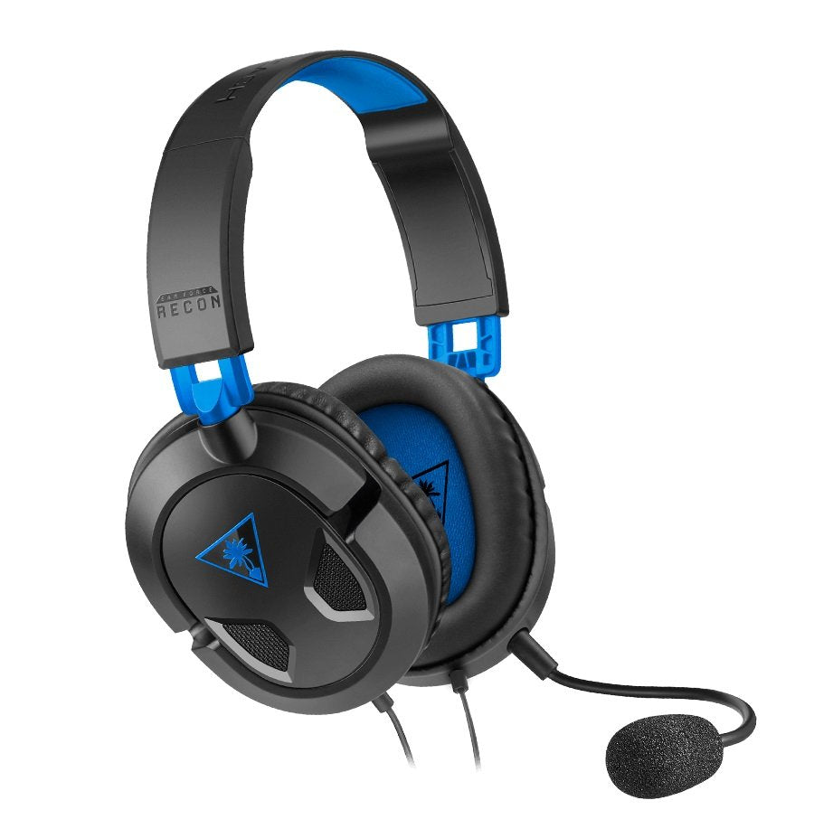 Auriculares Turtle Beach Recon 50p  Alámbrico  Juego Negro, Azul