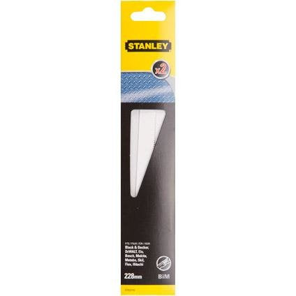 Pack 2 Hojas De Sierra De Sable 22,8cm Bimetálicas Metal Grueso Sta22142-Xj Stanley