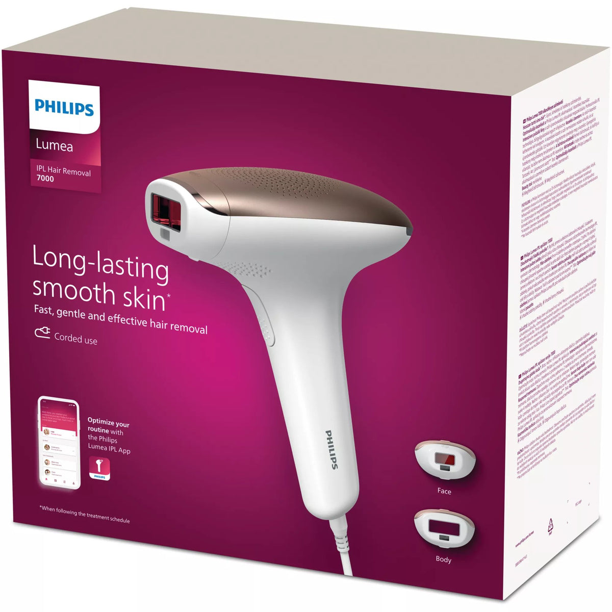 EAN 8720689016957 - Philips Lumea Advanced SC1997/00 depiladora de luz pulsada Luz pulsada doméstica (HPL) Blanco, Oro rosa imagen 2