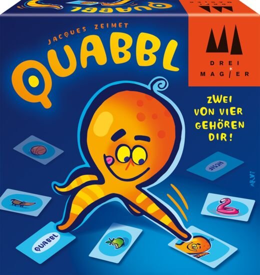 Schmidt Juegos Tres Magos: Quabbl, Juego De Cartas 40898