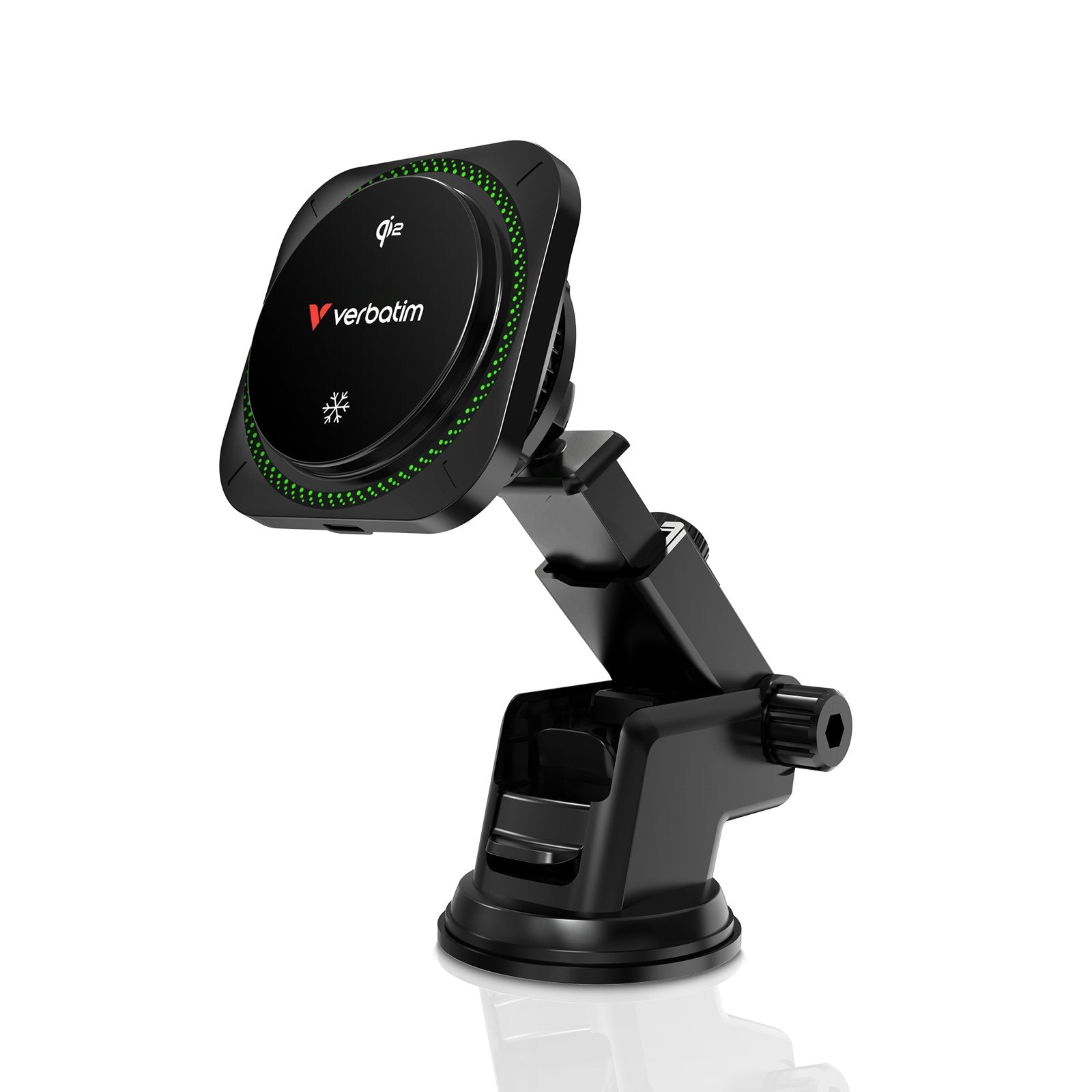 EAN 0023942318606 - Verbatim Charge 'n' Drive Qi2 RGB Smartphone Negro USB Cargador inalámbrico Carga rápida Auto imagen 1