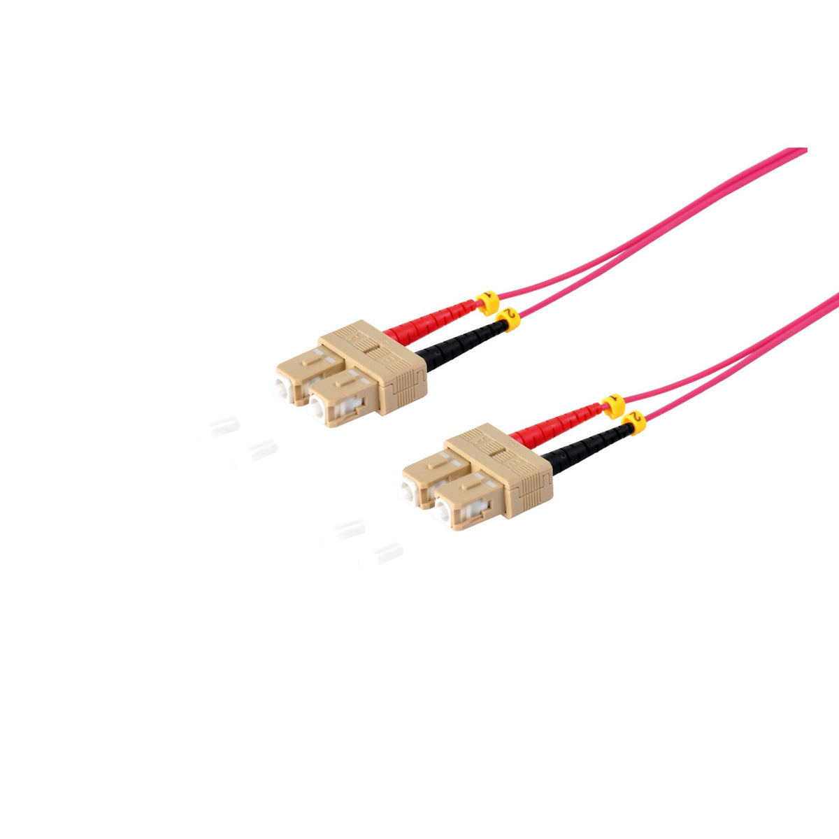 S-Impuls Duplex Cable De Red Sc Sc 50 125?, Om4 Violeta, 3,0m