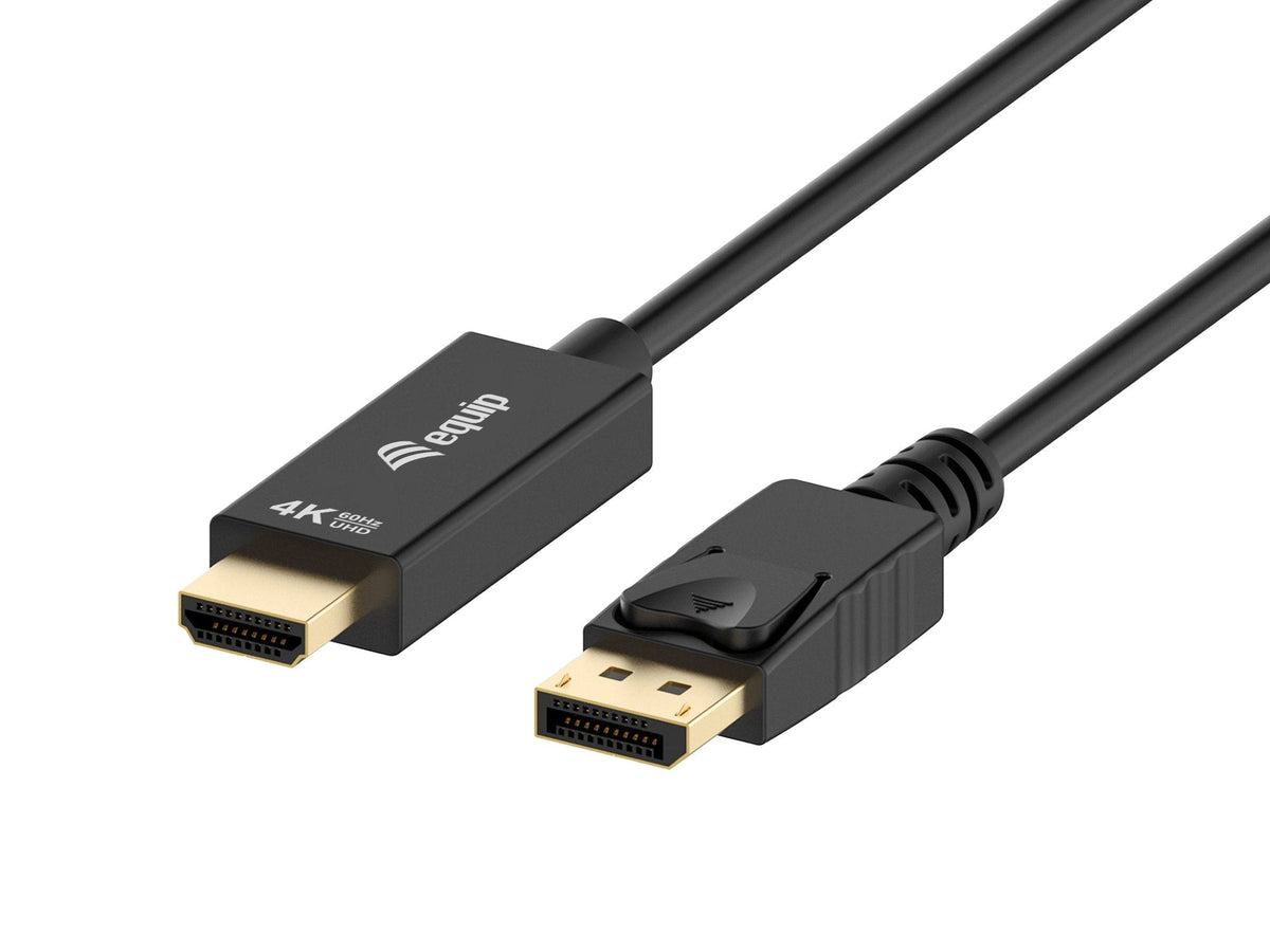 Equip Hdmi Cable Adaptador Dp->Hdmi 4k/60hz M/M 1.00m Negro