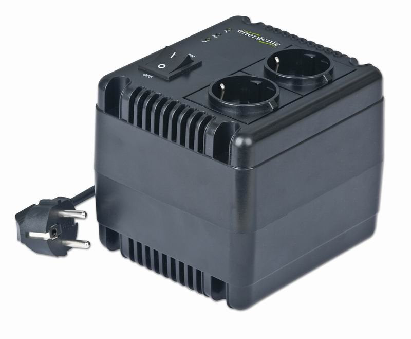 EAN 8716309068727 - EnerGenie EG-AVR-0501 adaptador e inversor de corriente Interior 300 W Negro imagen 2