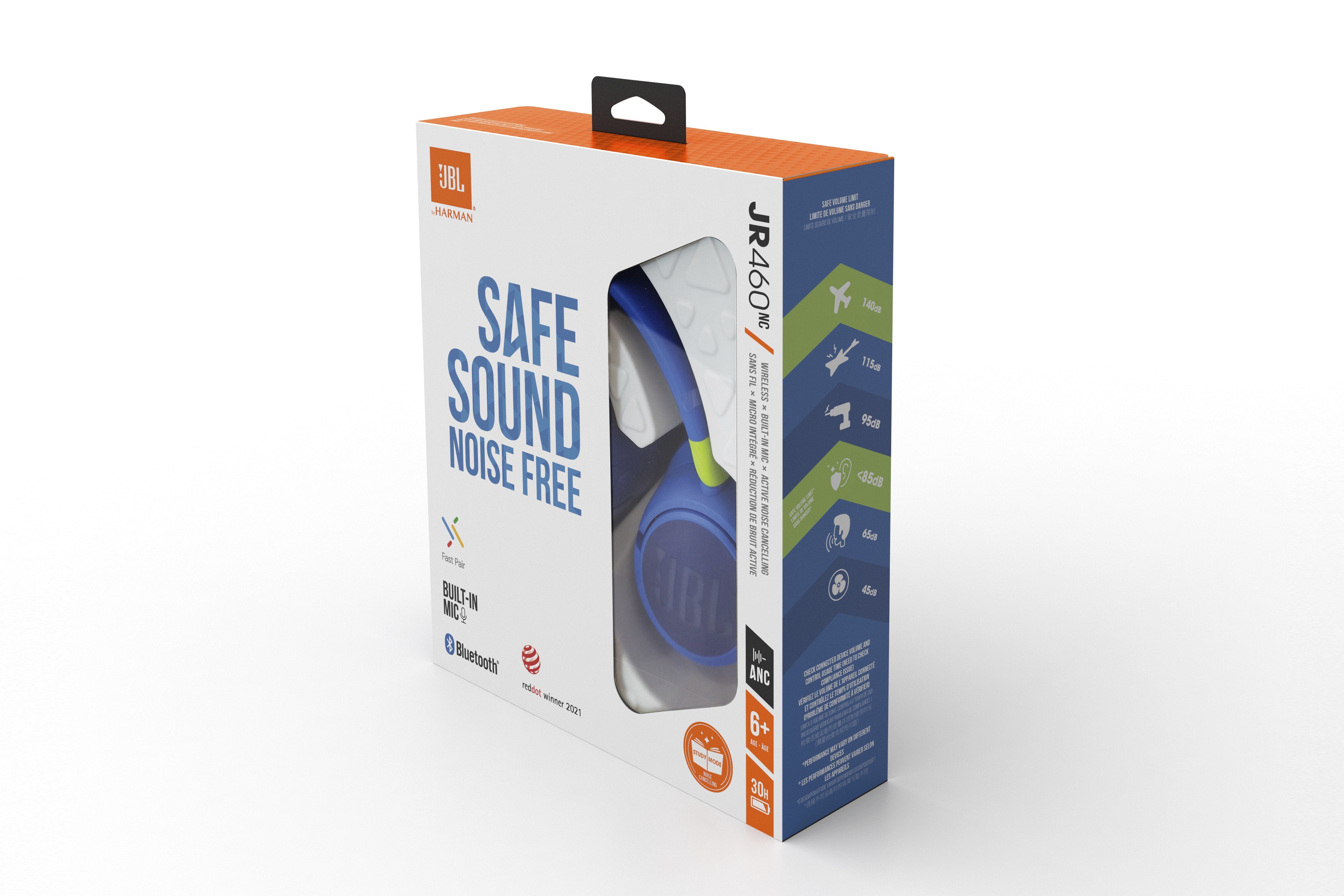 Jbl Jr 460 Nc  Over-Ear Kopfhörer Con Noise-Cancelling Para Kinder In Aal