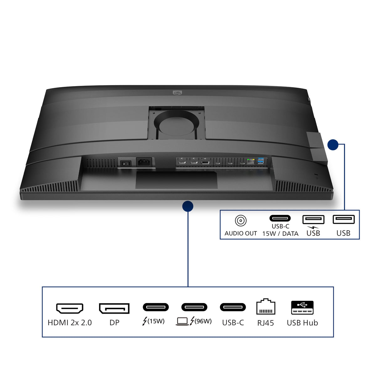 EAN 8712581804749 - Philips 6000 series 27B2U6903/00 pantalla para PC 68,6 cm (27") 3840 x 2160 Pixeles 4K Ultra HD LED Antra imagen 8