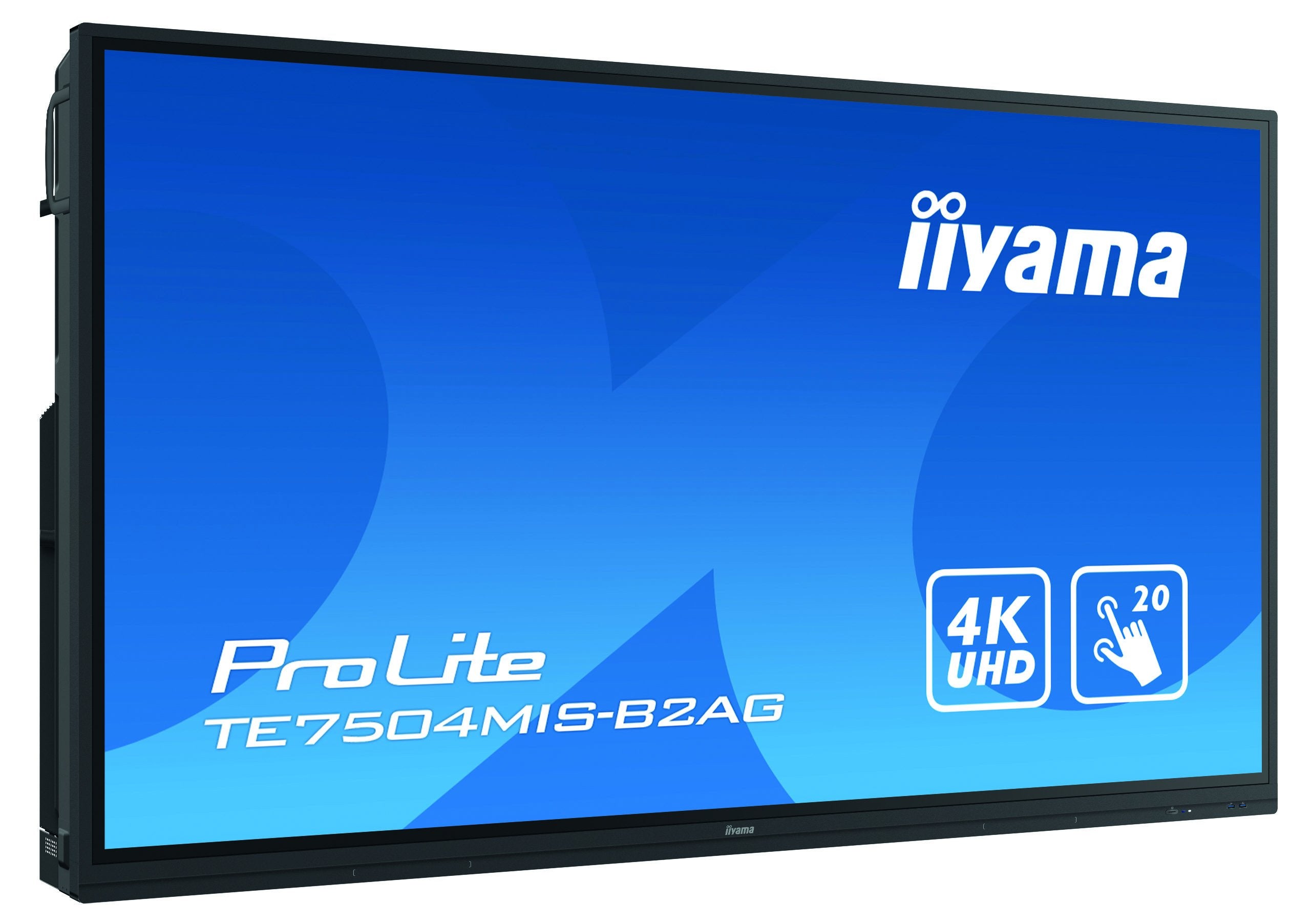 Iiyama Te7504mis-B2ag Pantalla De Señalización Panel Plano Interactivo 190,5 Cm (75") Ips Wifi 350 Cd / M² 4k Ultra Hd Negro Pantalla Táctil Procesador Incorporado Android
