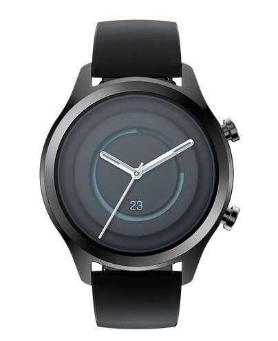 Ticwatch C2 Plus Onyx Smart Watch, Hr, 20 Mm, Black