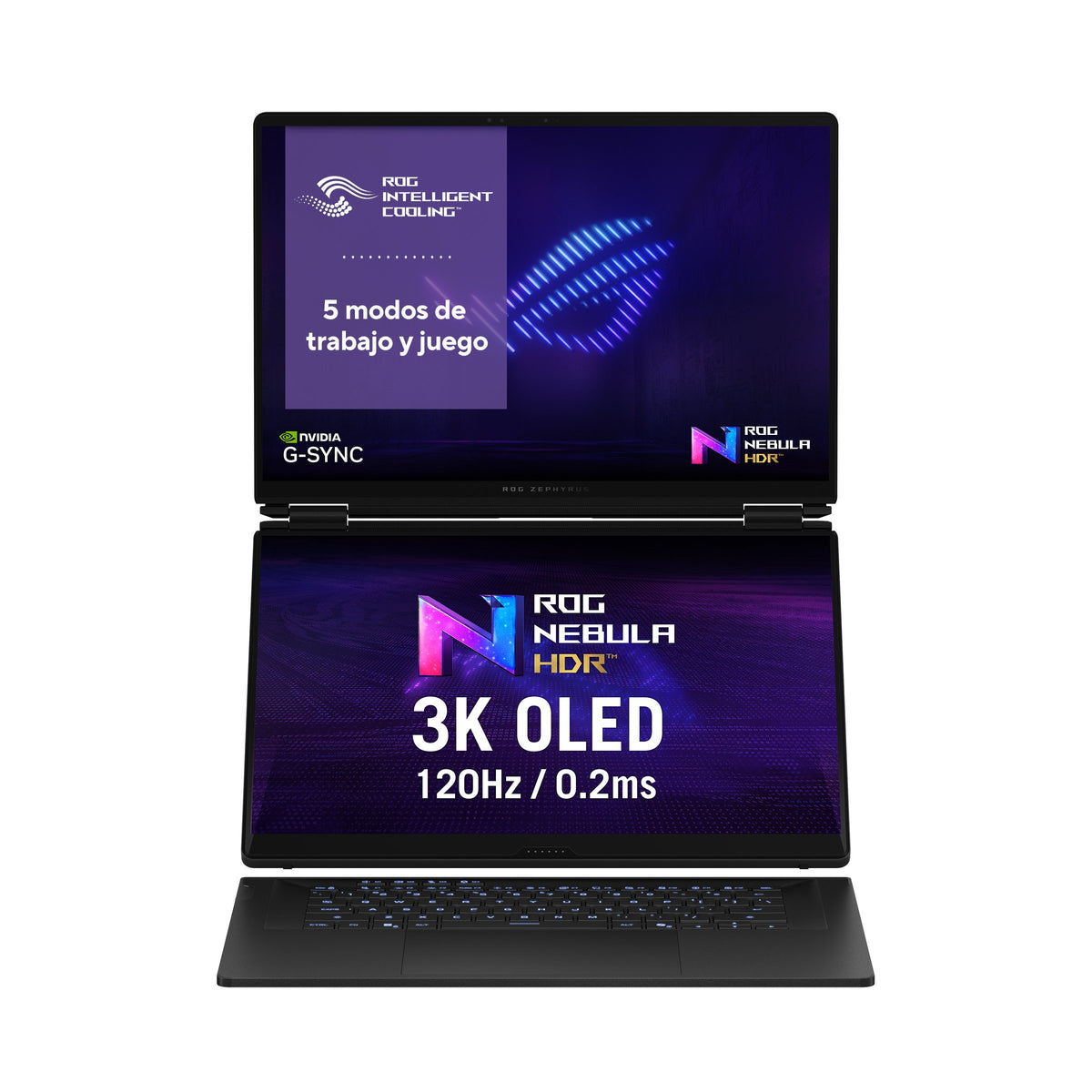 EAN 4711636329774 - ASUS ROG Zephyrus Duo GX651AX-SR010W Intel Core Ultra 9 Híbrido (2-en-1) 40,6 cm (16") Pantalla táctil WQ imagen 2