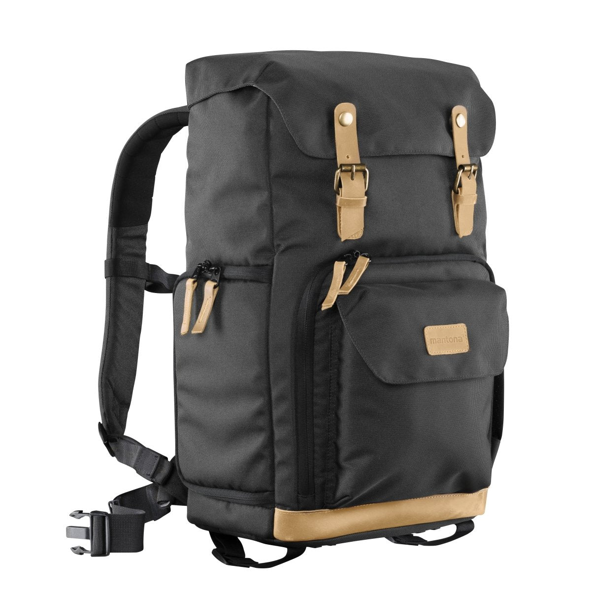Mantona Luis Retro Mochila Negro