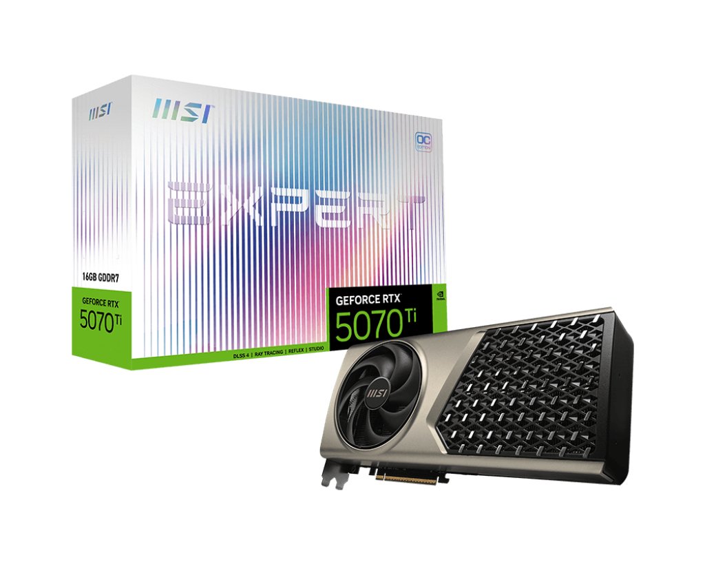 EAN 4711377362238 - MSI GeForce RTX 5070 Ti 16G EXPERT OC NVIDIA 16 GB GDDR7 imagen 1