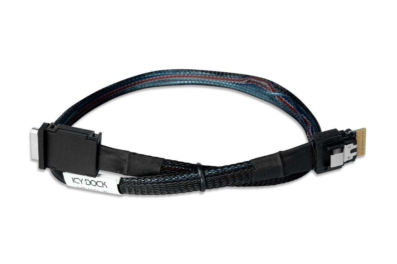 Icydock Cable Slimsas 4i To Oculink 4i Cable, Pcle 4.0, 0.5m