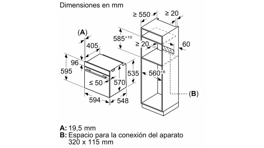EAN 4242006299682 - Balay 3HB4000X2 horno 71 L 3400 W Acero inoxidable imagen 5
