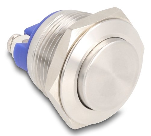 Drucktaster Zum Einbau 19 Mm 2 X Schraubklemme Taster Hoch