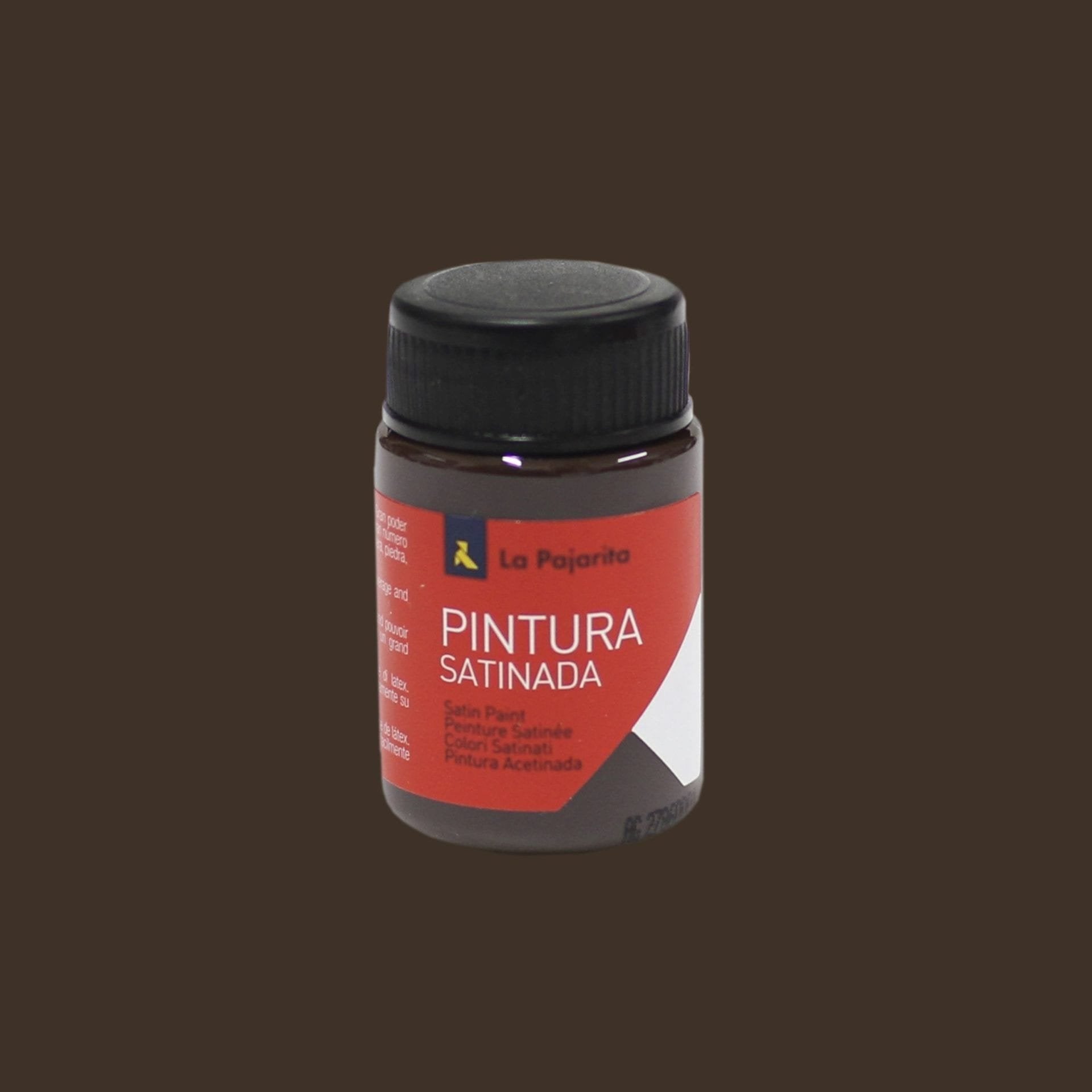 La Pajarita Témpera Escolar Bote De 35ml Satinada Marron Sombra Tostada L-15