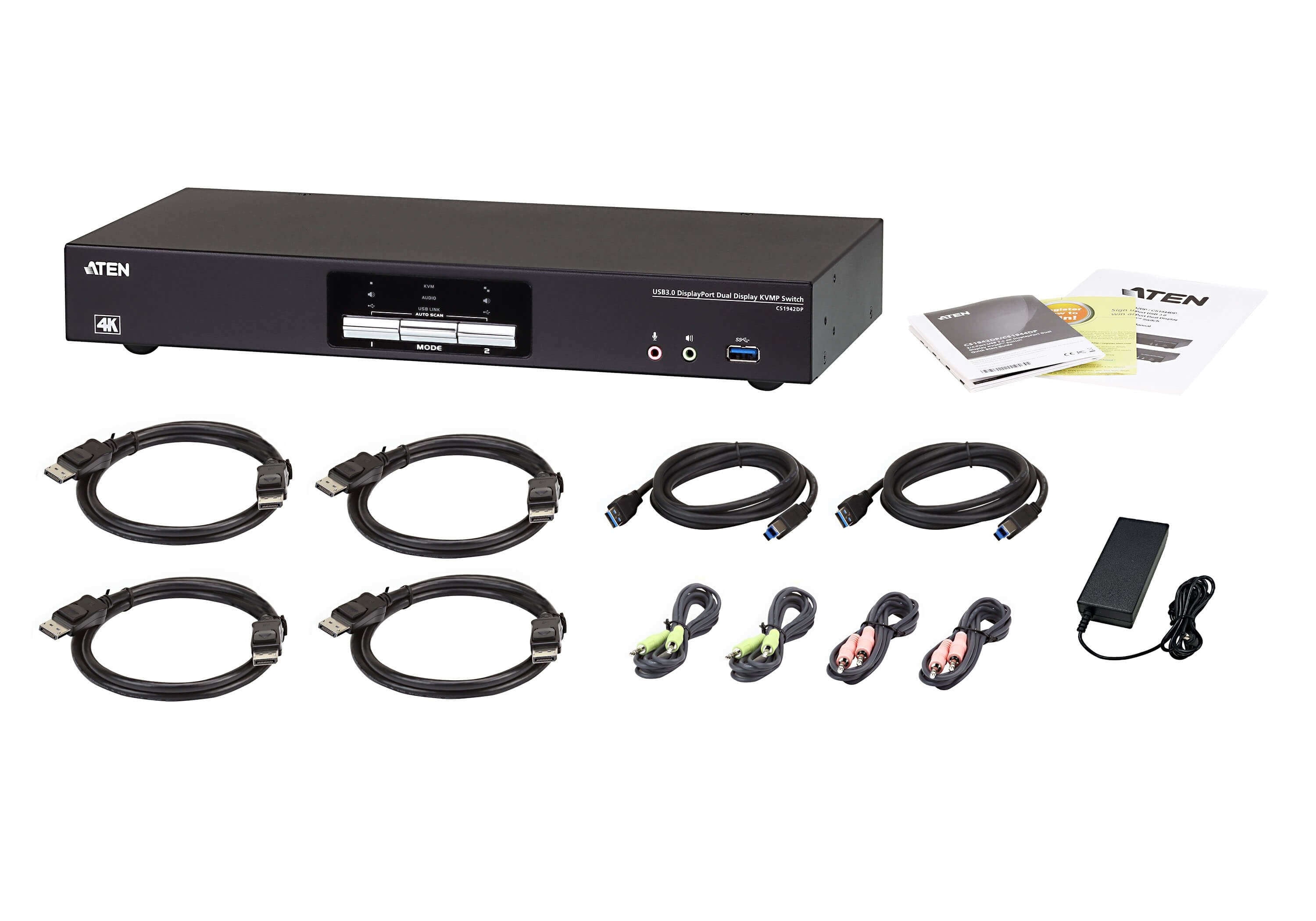 EAN 672792007880 - ATEN CS1942DP interruptor KVM Negro imagen 5