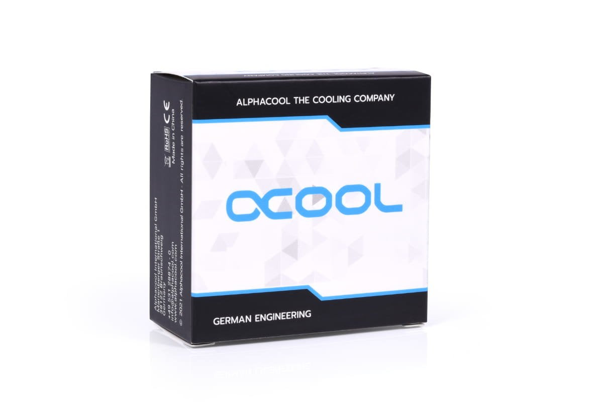Racor Rotatorio Alphacool Eiszapfen 16mm Negro
