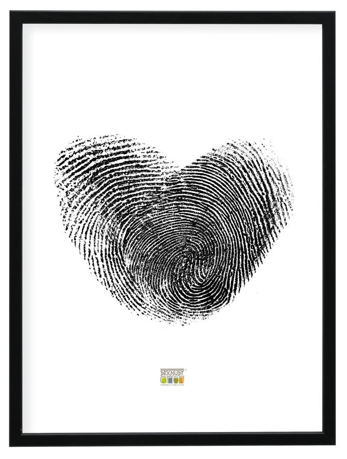 Deknudt S41jl2             30x30 Holz Schwarz, Schmale Leiste