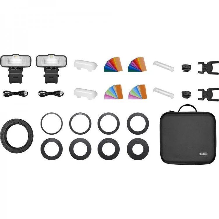 Godox Mf12-K2 Makro-Blitzgeräte Kit  Flash