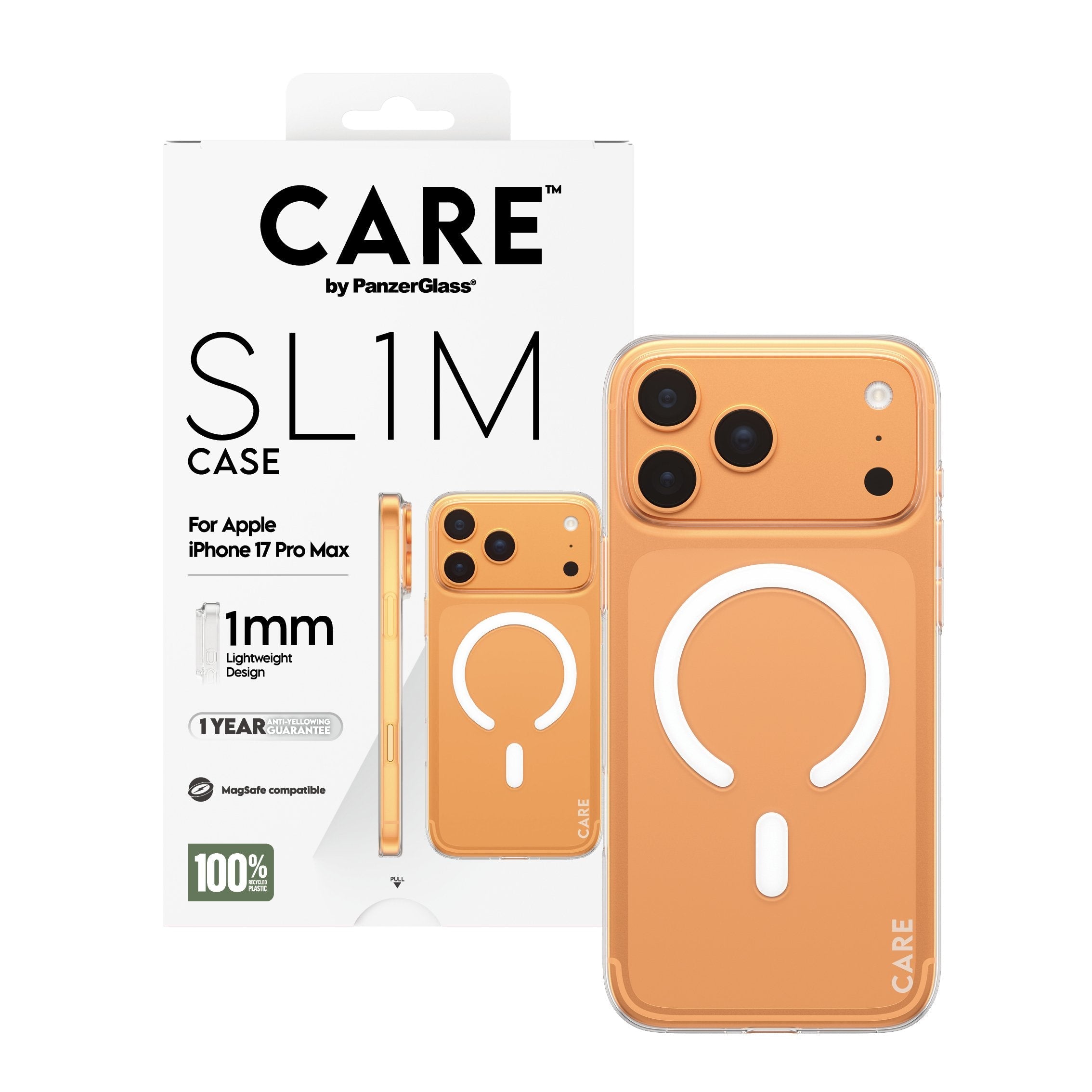 Panzerglass Care Sl1m Case Transp. W. Magsafe Ip 17 Pro