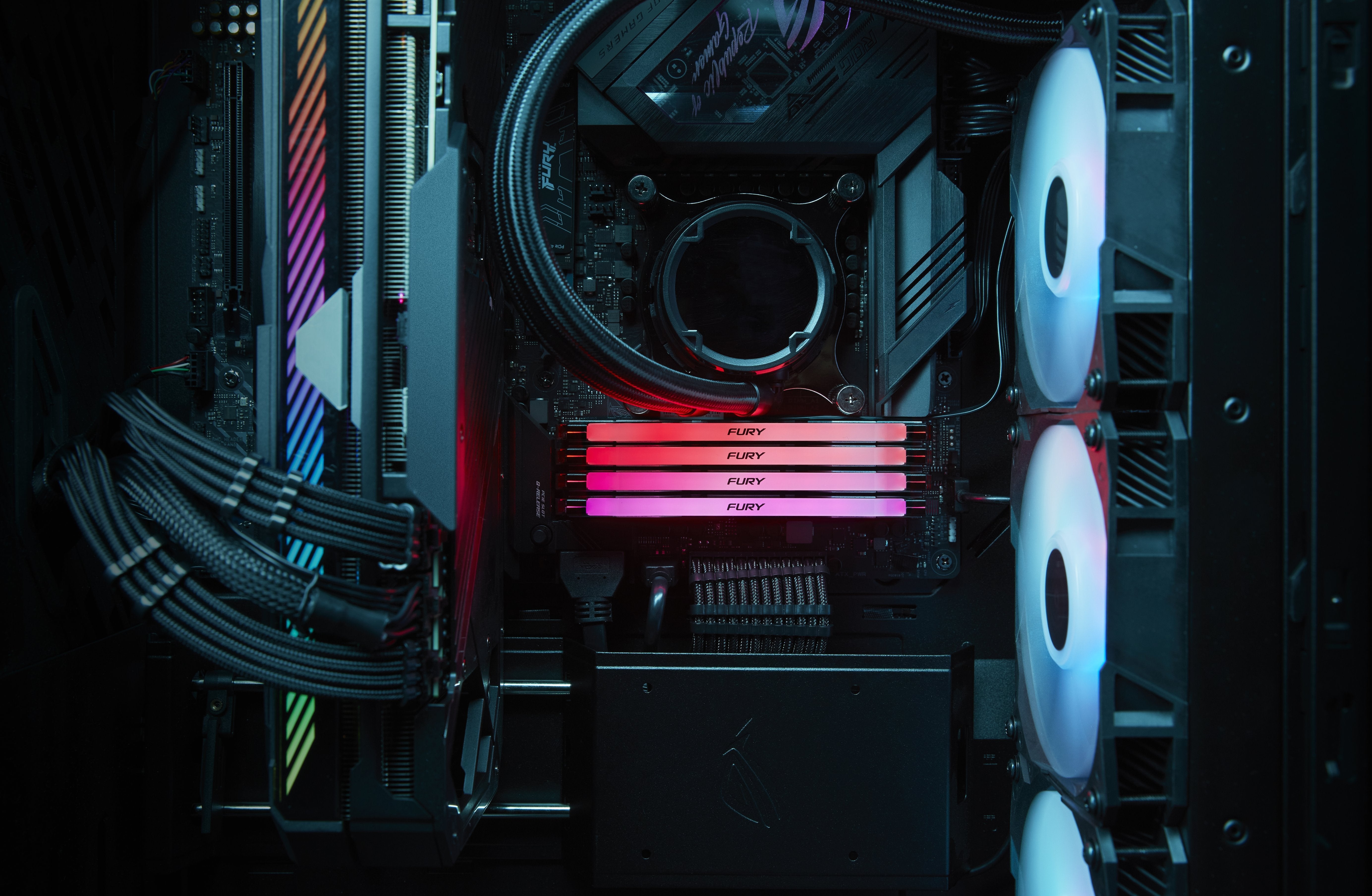Memoria Kingston Technology Fury Renegade Rgb  32 Gb 1 X 32 Gb Ddr5 6400 Mhz  Kf564c32rsa-32