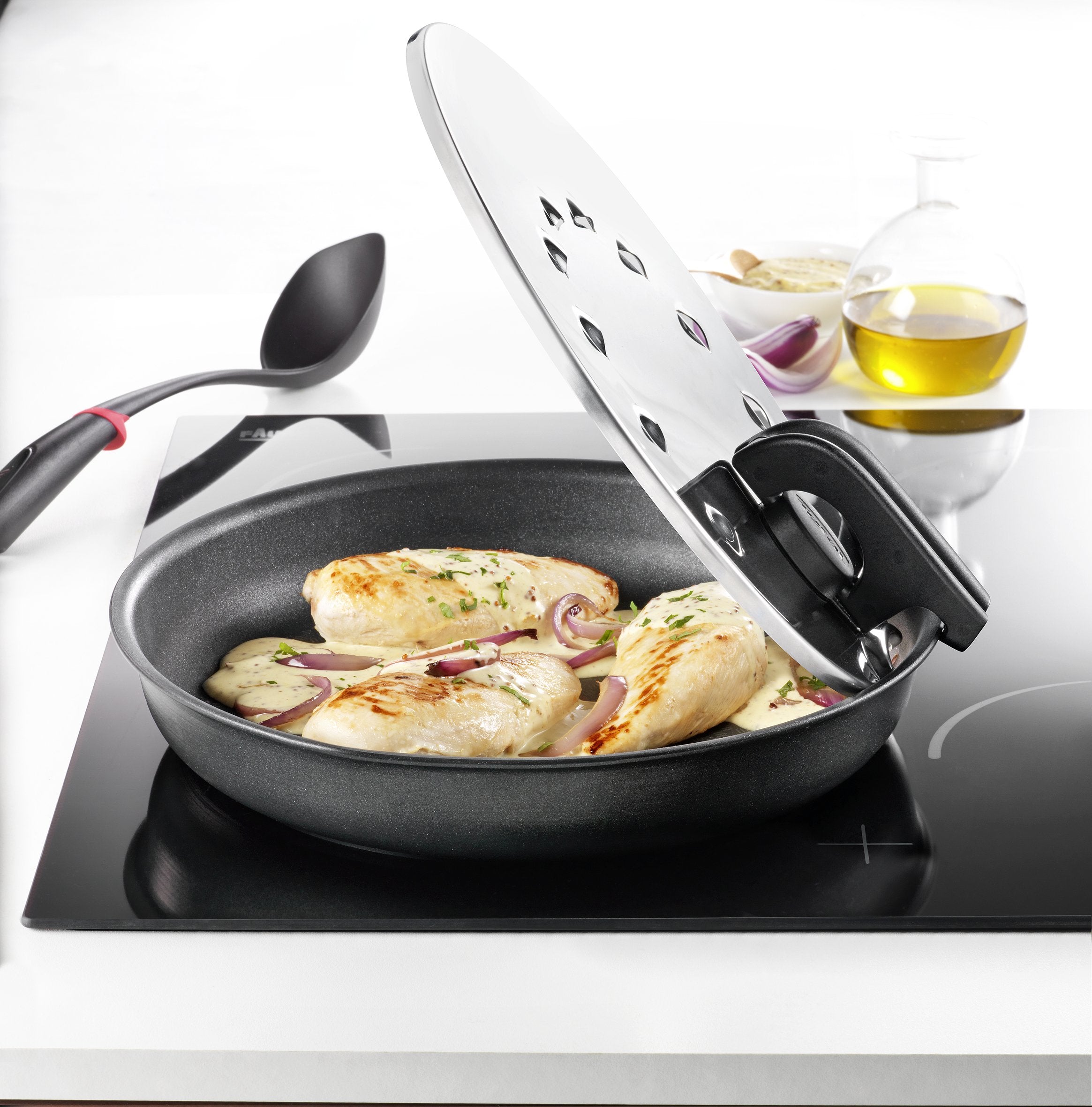 Set Of Pans And Handle Elements 4 Pcs. Ingenio Expertise Ø16+18+20cm