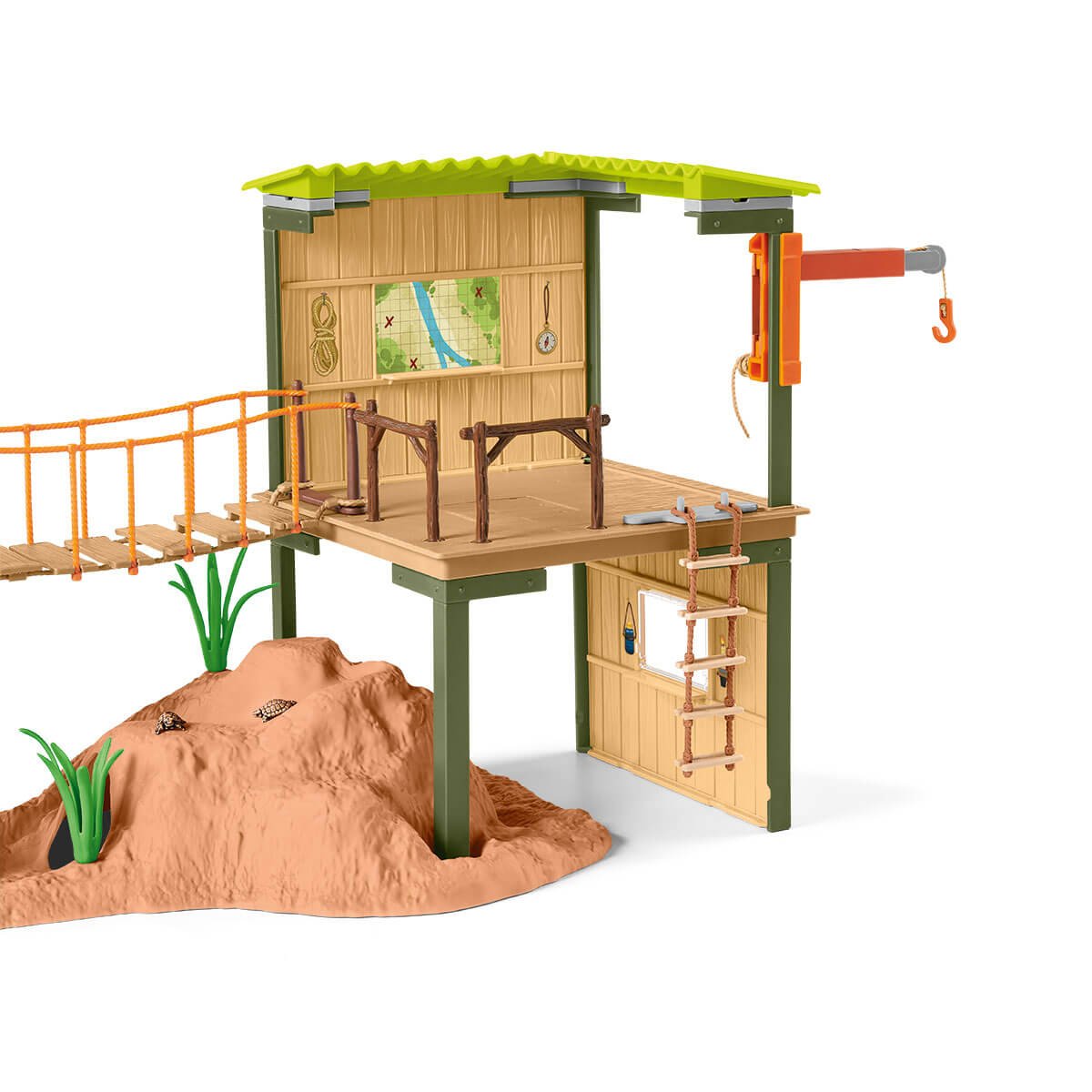 Estación De Aventuras Schleich Wild Life, Figura De Juguete 42594