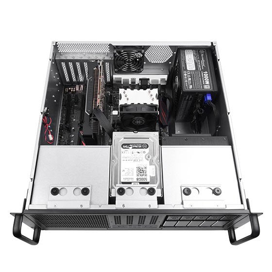 Silverstone  Sst-Rm41-H08, Chasis Servidor Con Factor De Forma 4u, 5 X 3,5Cambiables En Caliente Y 3 X 5,25