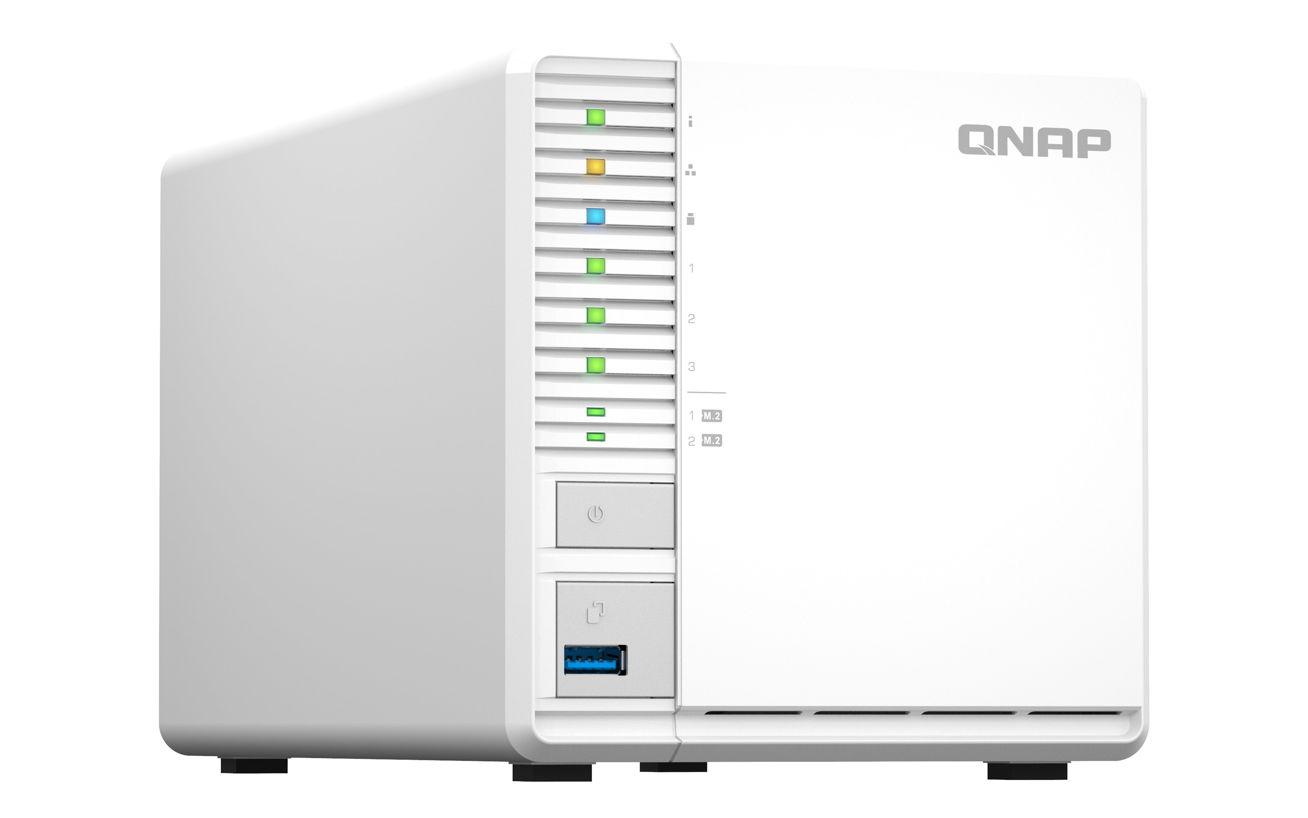 EAN 4711103082041 - QNAP TS-364 NAS Torre Intel® Celeron® N5095 8 GB DDR4 0 TB QNAP Turbo System Blanco imagen 4