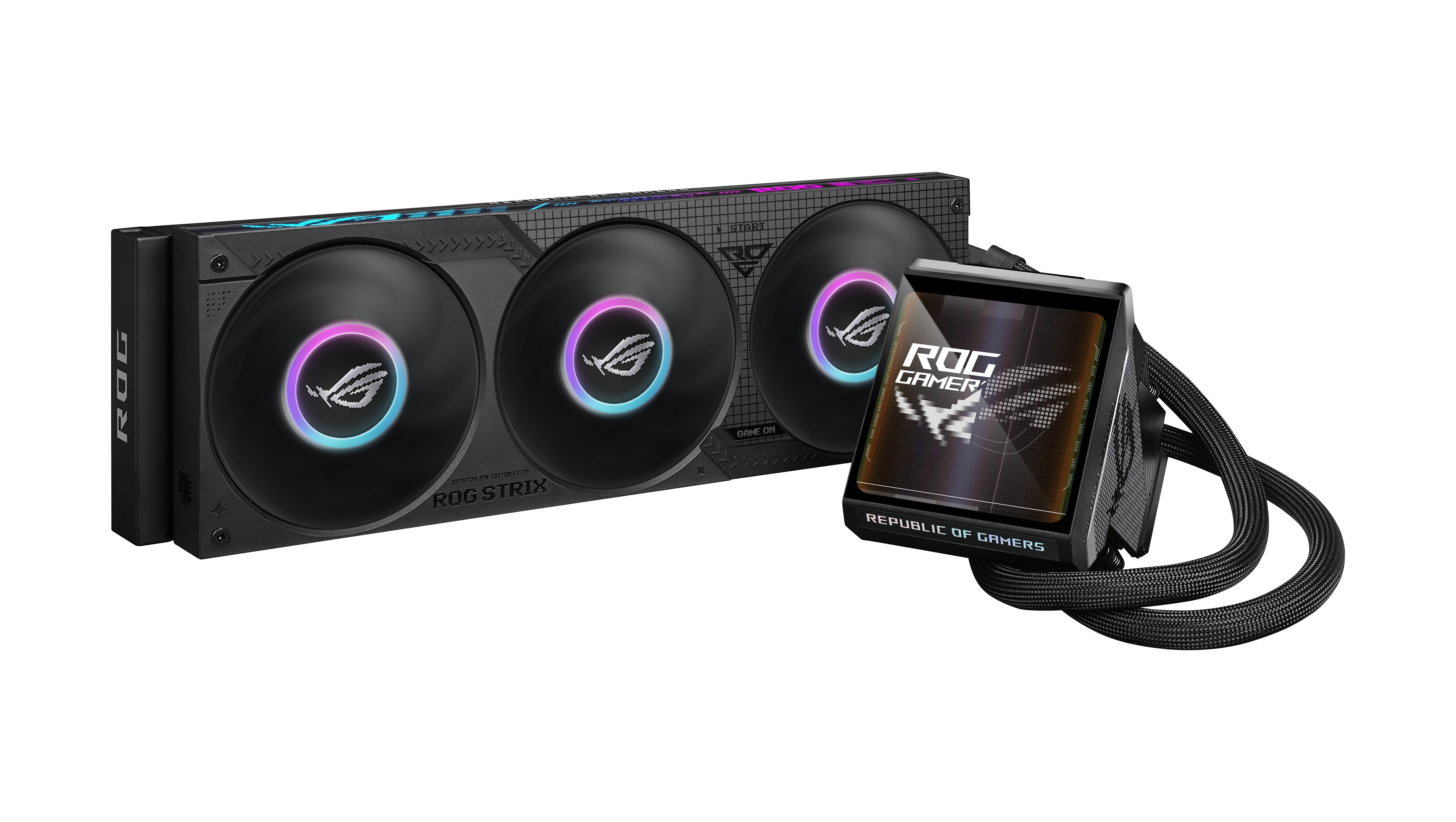 Refrigeración Liquida Cpu  Asus Rog Mrix Lc Iv 360 Argb Lcd Negro