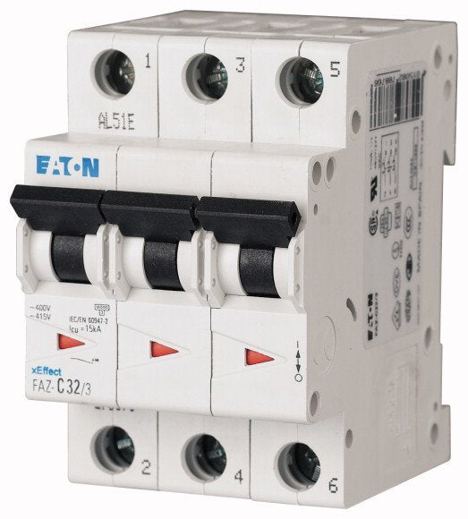 Eaton Faz-C10 3 Ls-Interruptor 10a 278869 3p C-Char 278869