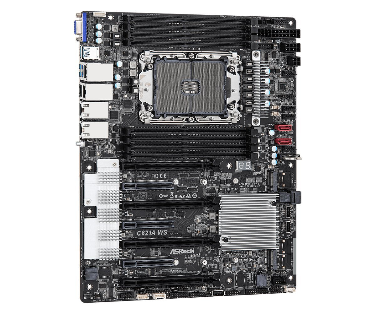 Asrock C621a Ws 90-Mxbgu0-A0uayz