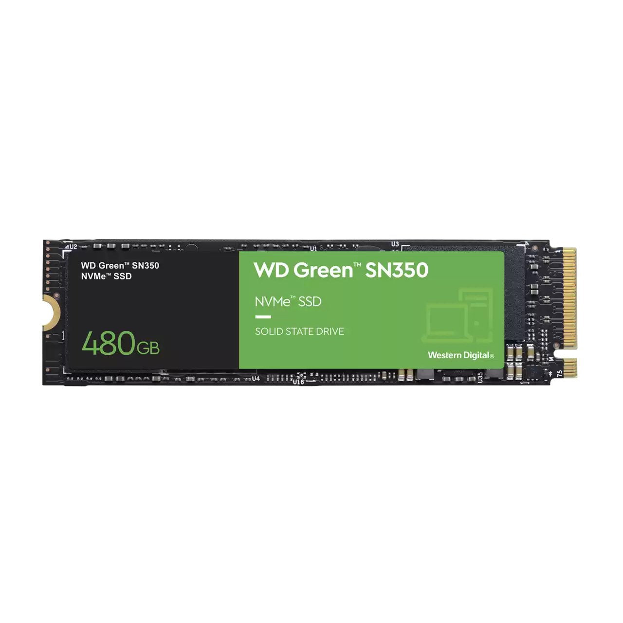 Disco Ssd Western Digital Green Ssd 480gb Nvme M.2pcieint  Gen3 X2 3y Warranty Sn350