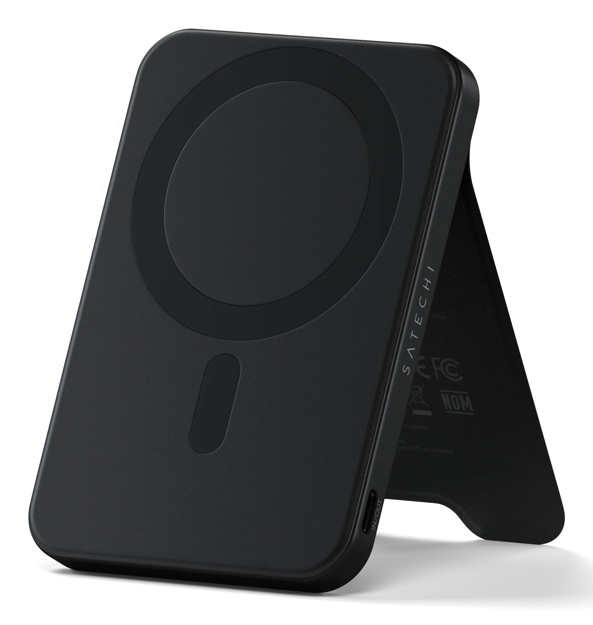 Satechi Onthego Magnetic Qi2 Powerbank Stand 5000 Mah Black