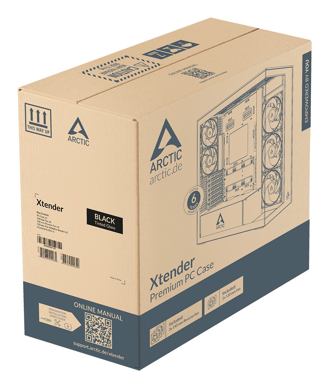 EAN 4895265000485 - ARCTIC Xtender VG (Black) Midi Tower Negro imagen 14