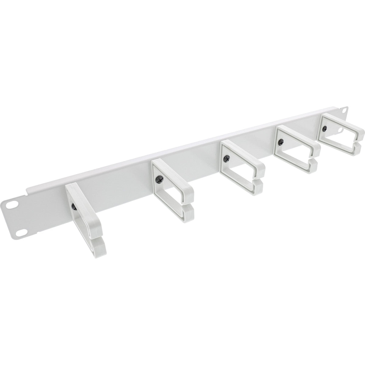 Panel De Gestión De Cables Inline De 19", 5 Soportes Pequeños, Ral7035, Gris