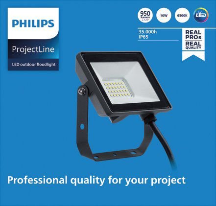 Proyector 10w 950lm 6500k Ip65 911401864184 Philips