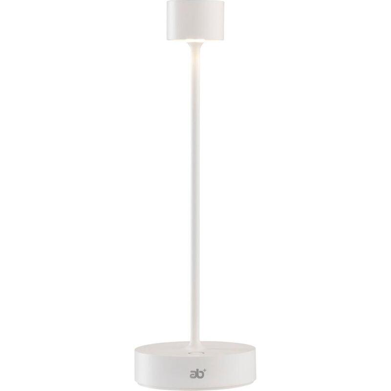 Ab+ By Abert Saturno Portable Table Lamp White
