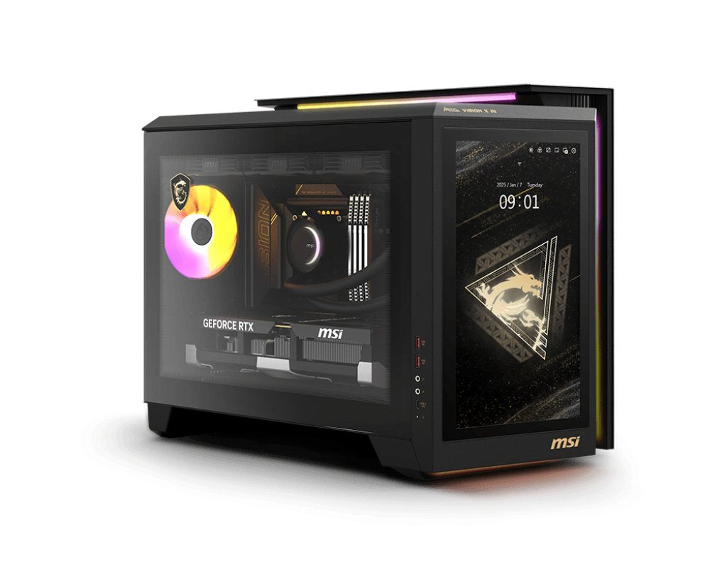 Pc Msi Meg Vision X Ai 2nvv7-004eu Ultra 7 265k 32gb Ddr5 Ssd2tb Geforce Rtx 5080 16gb Ventus 3x Be200 Wifi 7+Bt Win11 Black