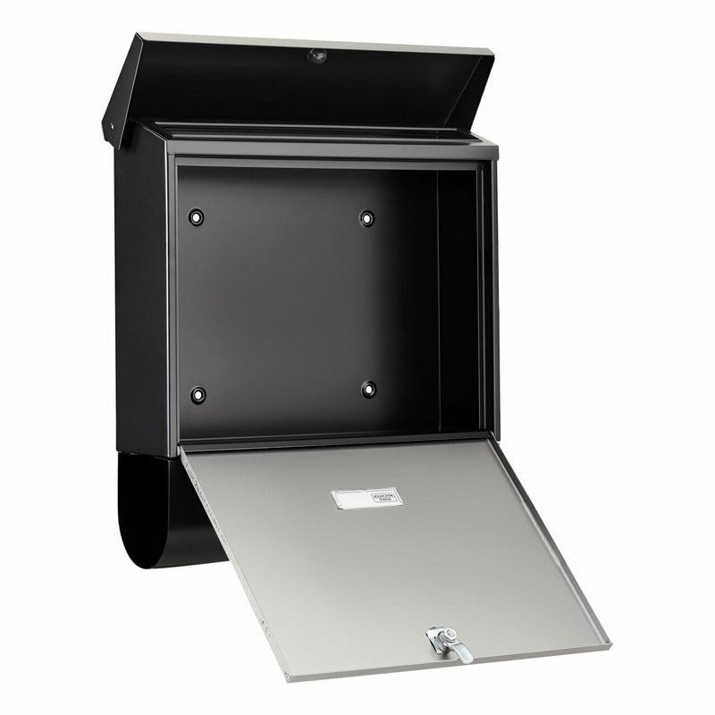 Burg-Wächter Briefkasten London-Set 68670 61470 Negro Plata