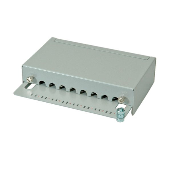 Roline Patchpanel 8 Ports Kat.5e Class D Geschirmt Grau