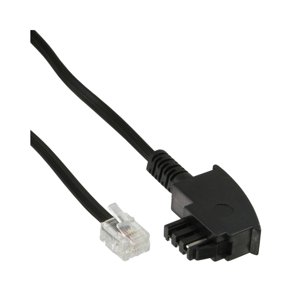 Cable Inline Tae-F Para Telekom / Siemens Tae-F A Rj11 6p4c Macho A Macho 3m