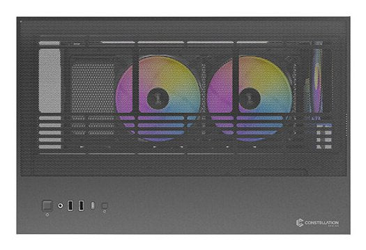 Caja Pc Antec C8 Argb E-Atx Negro 2xvent 160 Mm 1x140mm 2xusb Sn Fuente