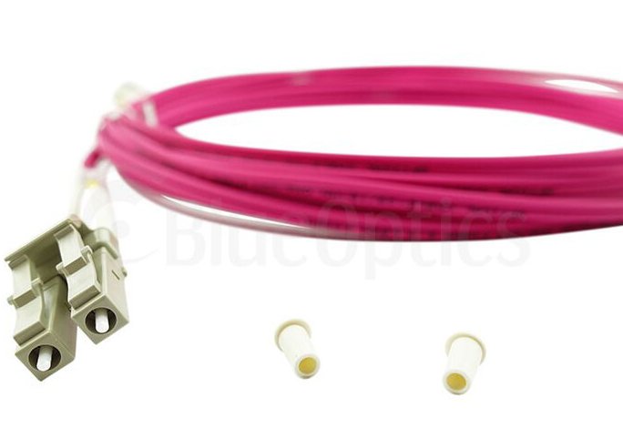 Blueoptics Sfp3132fu0.5mk Cable De Fibra Optica 0,5 M Lc Sc Om4 Magenta